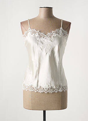 Top/Caraco alb MARJOLAINE femeie