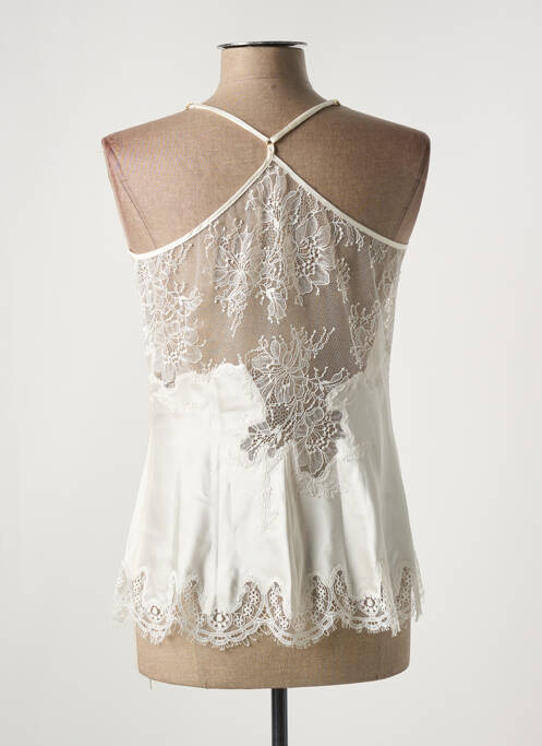 Top/Caraco alb MARJOLAINE femeie