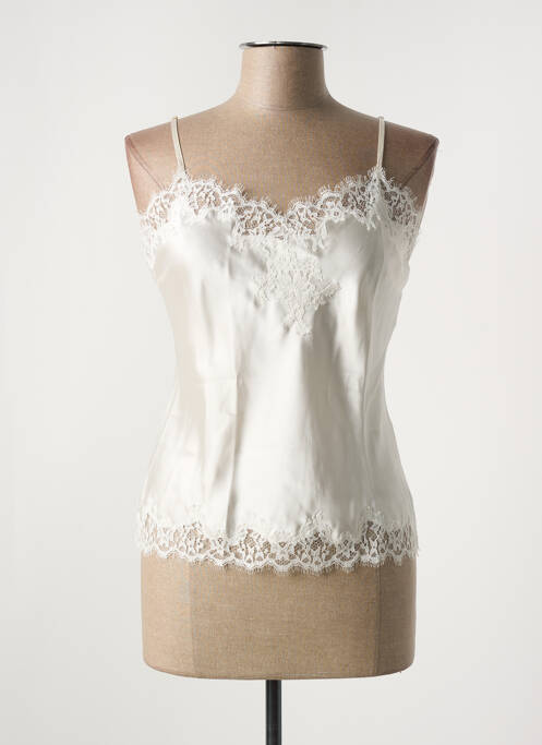 Top/Caraco alb MARJOLAINE femeie