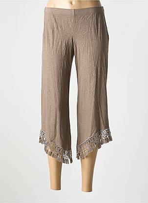 Pantalon trei sferturi bej OSCALITO femeie