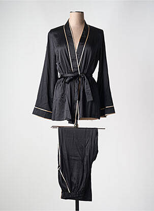 Pijama negru MARJOLAINE femeie