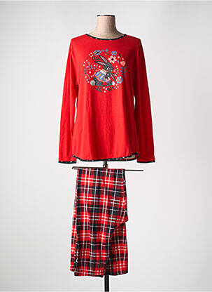 Pijama roșu MASSANA femeie