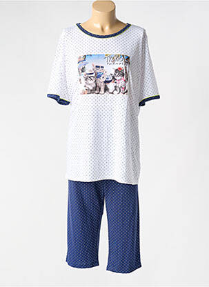 Pijama albastru MASSANA femeie