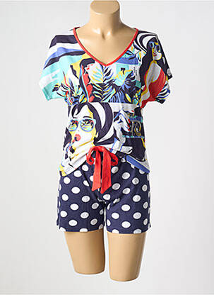 Pijama albastru MASSANA femeie