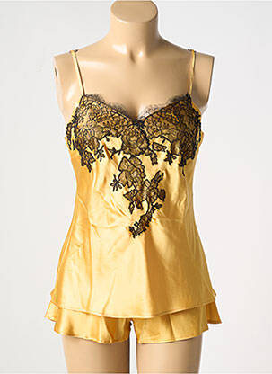 Pijama galben MARJOLAINE femeie