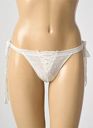 Tanga elasticitate alb MARJOLAINE femeie