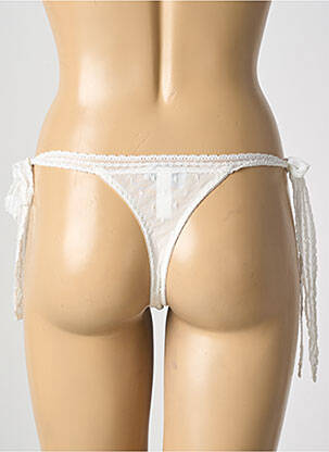 Tanga elasticitate alb MARJOLAINE femeie