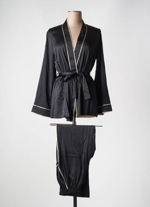 Pijama negru MARJOLAINE femeie