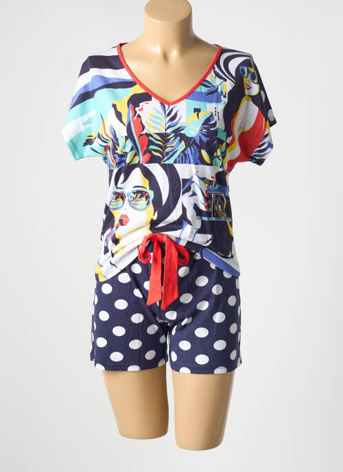 Pijama albastru MASSANA femeie