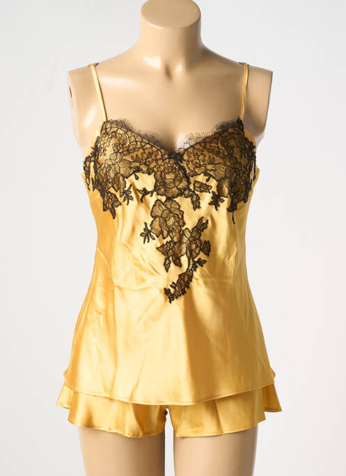 Pijama galben MARJOLAINE femeie