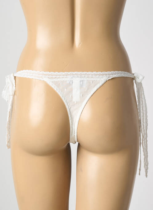 Tanga alb MARJOLAINE femeie