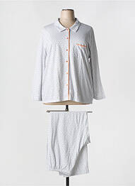 Pijama croială dreaptă alb REGENCE femeie
