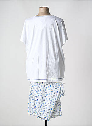Pijama mâneci scurte alb REGENCE femeie