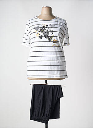 Pijama alb MASSANA femeie