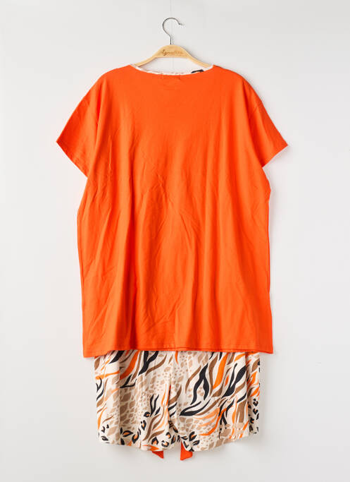 Pijamale scurte portocaliu MASSANA femeie
