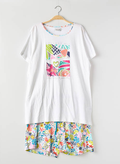 Pijamale scurte alb MASSANA femeie