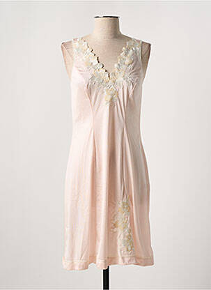 Jupon/fond de rochie broderie roz MARJOLAINE femeie