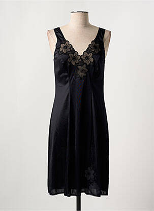 Jupon/fond de rochie broderie negru MARJOLAINE femeie