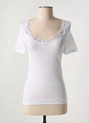 Top/Caraco alb MADIVA femeie