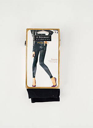 Colant efect material satinat negru LE BOURGET femeie