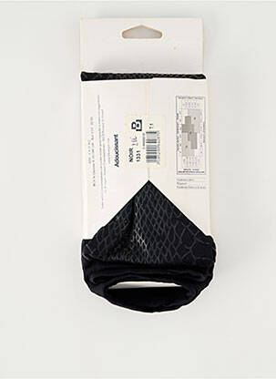 Colant efect material satinat negru LE BOURGET femeie