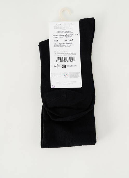 Șosete negru LE BOURGET femeie