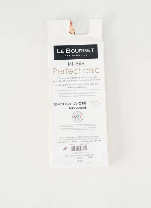 Șosete negru LE BOURGET femeie