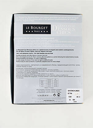 Body de lenjerie elasticitate negru LE BOURGET femeie