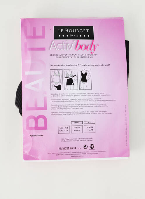 Top/Caraco negru LE BOURGET femeie