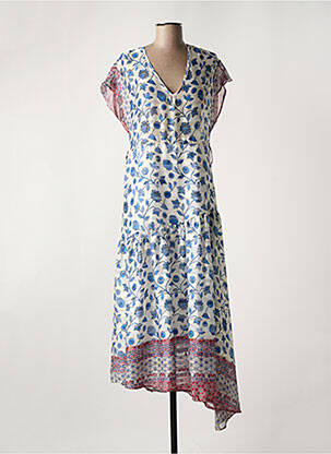 Rochie lungă albastru SAM & LILI femeie