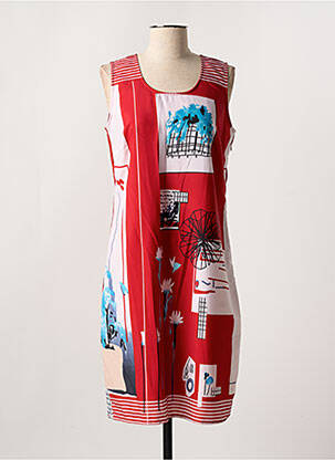 Rochie midi roșu FIGURE LIBRE femeie