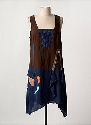 Rochie scurtă maro ENJOY femeie