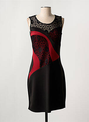 Rochie scurtă fără mâneci fără mâneci negru MOKA'S femeie