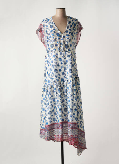 Rochie lungă albastru SAM & LILI femeie