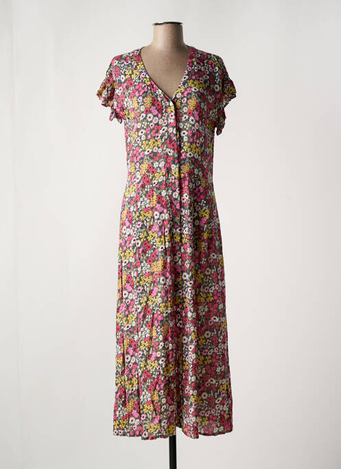 Rochie lungă roz LEO & UGO femeie