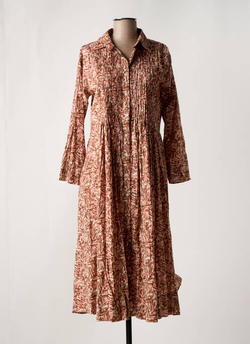 Rochie midi roz DRESS ADDICT femeie