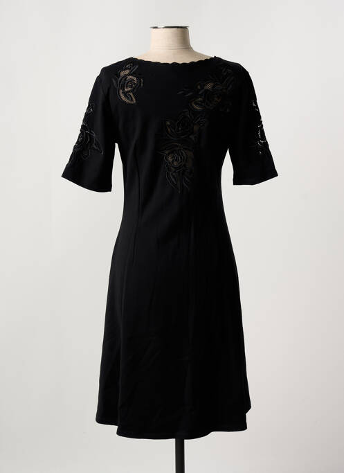 Rochie midi negru LEO & UGO femeie