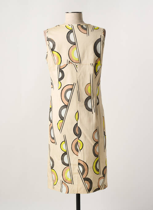 Rochie midi bej JEAN DELFIN femeie