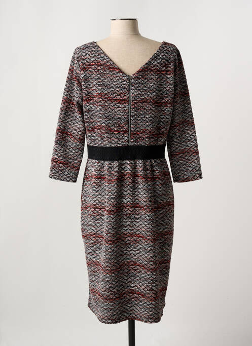 Rochie midi negru FILLE A SUIVRE femeie