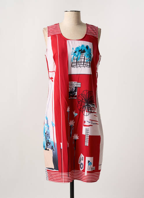 Rochie midi roșu FIGURE LIBRE femeie