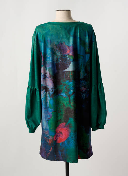 Rochie scurtă verde BELLA BLUE femeie