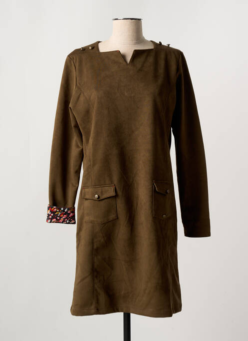 Rochie scurtă verde THALASSA femeie