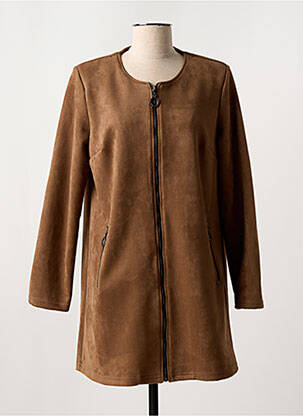 Palton lung maro HALOGENE femeie