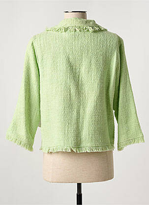 Sacou buzunare false verde AGATHE & LOUISE femeie