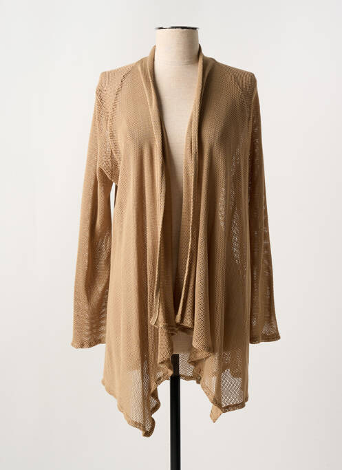 Vestă cu mâneci lungi maro MARILU femeie