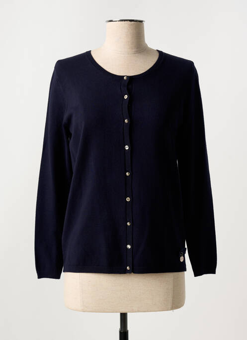 Vestă cu mâneci lungi albastru LEO & UGO femeie