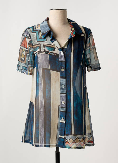 Tunică mâneci scurte albastru JEAN DELFIN femeie