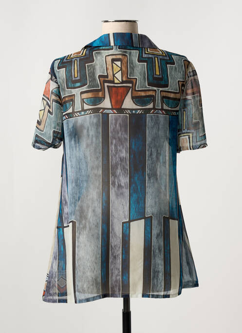 Tunică mâneci scurte albastru JEAN DELFIN femeie