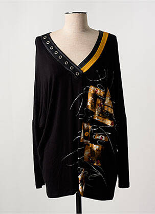 Tunică mâneci lungi negru ALAIN MURATI femeie