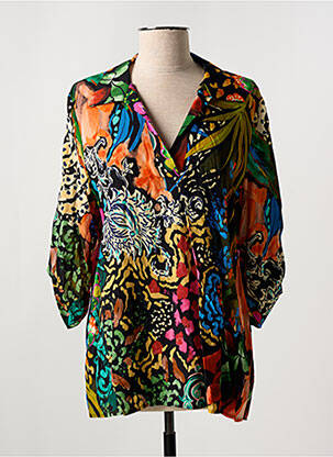 Tunică mâneci lungi verde HALOGENE femeie